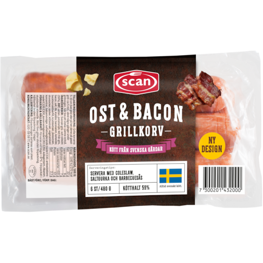 Grillkorv Ost&Bacon
