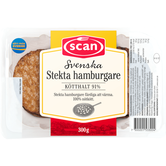 Stekta Hamburgare