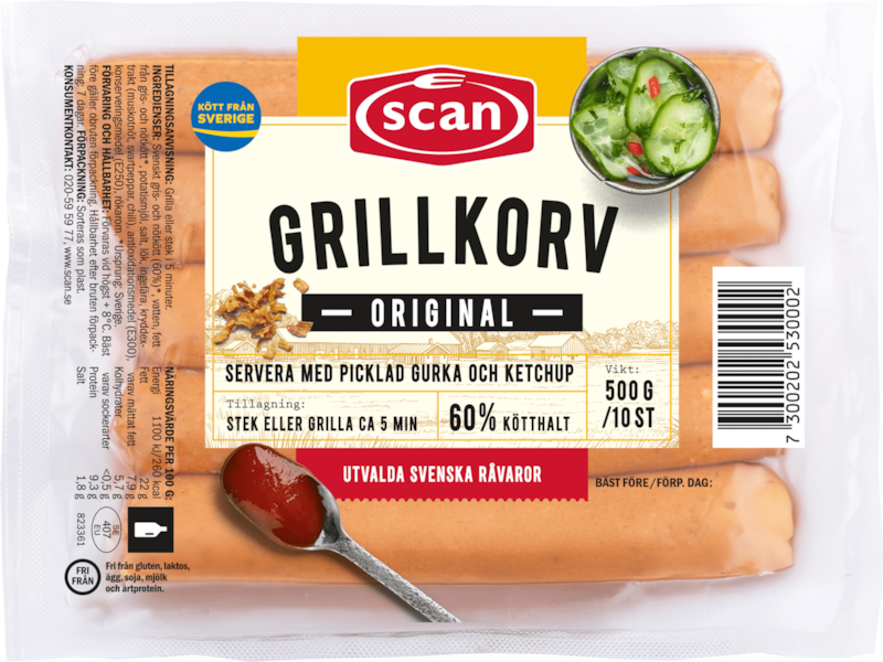 Grillkorv original