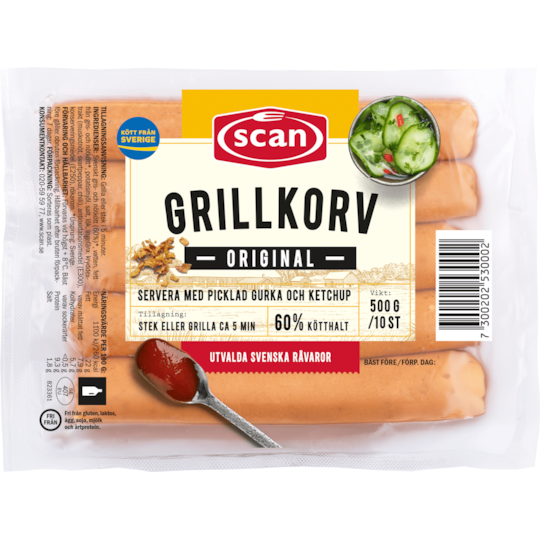 Grillkorv original